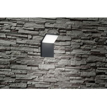 Aplica de perete pentru exterior Pearl, TRIO, 10x10.5x16 cm, 8W, 1x SMD, aluminiu, antracit