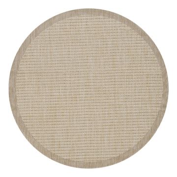 Covor pentru exterior și interior bej rotund ø 200 cm Giza 1410 – Ayyildiz Carpets