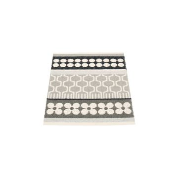 Covor pentru exterior și interior gri/crem 70x90 cm Asta Warm Grey – Pappelina