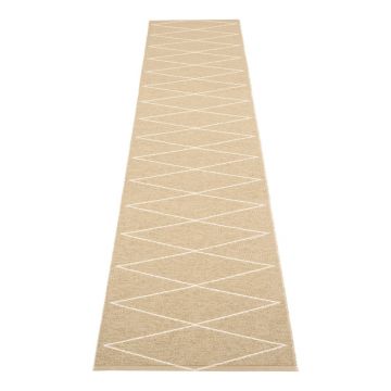 Covor tip traversă pentru interior și exterior bej 70x320 cm Max Sand – Pappelina