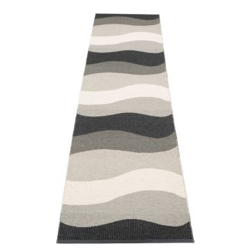 Covor tip traversă pentru interior și exterior gri 70x300 cm Urvi Metal – Pappelina