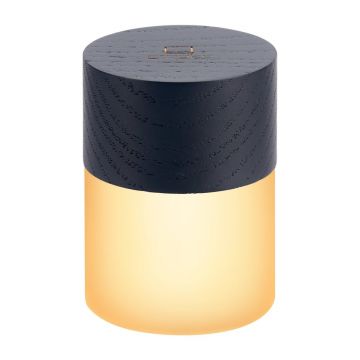 Decorațiune luminoasă neagră cu USB ø 4,5 cm Lemelia – Gingko