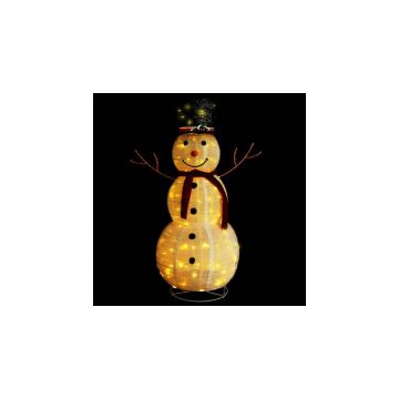 Figurina om de zapada decorativ Craciun LED tesatura lux 120 cm