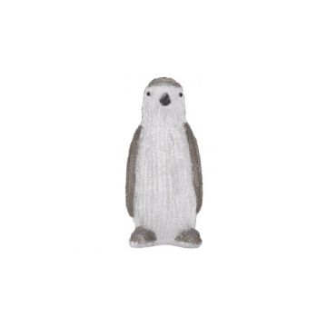 Figurina pinguin de Craciun cu LED 30cm acril interior/exterior
