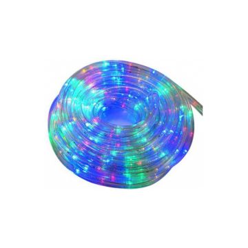 Furtun luminos, multicolor, interior-exterior, IP44, 240 LED, 10 m