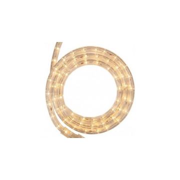 Furtun luminos rola LED alb cald 10m