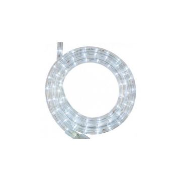 Furtun luminos rola LED alb rece 10m