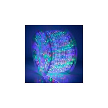 Furtun luminos rola LED multicolor 50m