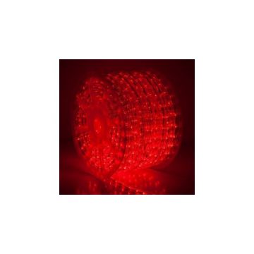 Furtun luminos rola LED rosu 50m