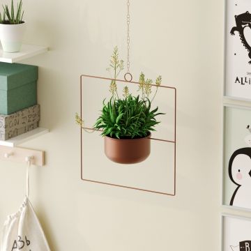 Ghiveci, Pandantif, 40x40x17 cm, Metal, Cupru