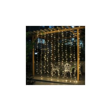 Instalatie de Craciun Model 6013 Perdea Ploaie 300 Leduri 2/2m