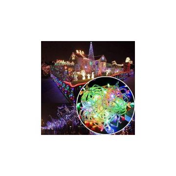 Instalatie de Craciun, tip liniara, 23 m, 360 leduri, multicolor