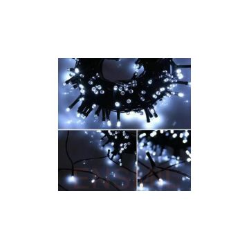 Instalatie de Craciun tip liniara, 50 m cu 500 leduri, alb rece,