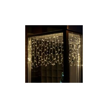 Instalatie perdea franjuri, 8m/1m, 360 led-uri