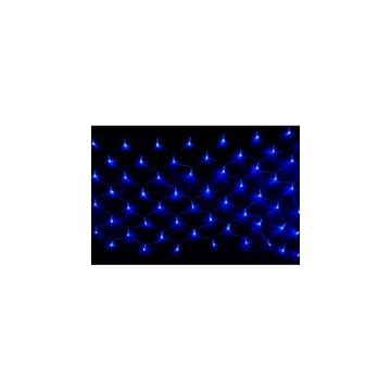 Instalatie plasa albastru si rosu, 5m/1m, 240 led-uri