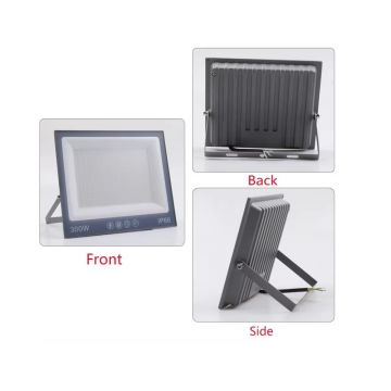 Proiector cu LED-uri de 300W, 30000LM, pentru exterior sau interior, IP66, din sticla mata anti-orbire