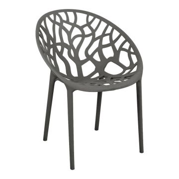 Scaun cu brate Daren   antracit 59x60x80cm