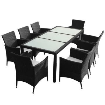 Set mobilier de exterior cu perne
