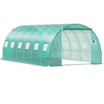 Solar de gradina 6x3x2.5m, polietilena 240 g/m2, rezistenta la UV, teava 26 * 1.2mm