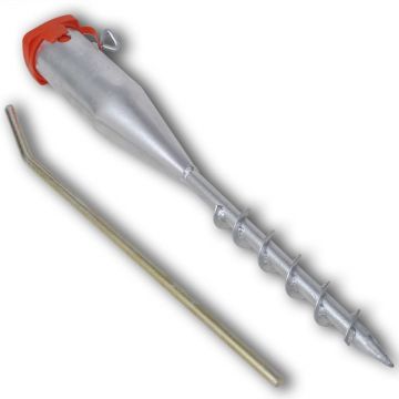 Suport de umbrela, 55 cm, otel galvanizat