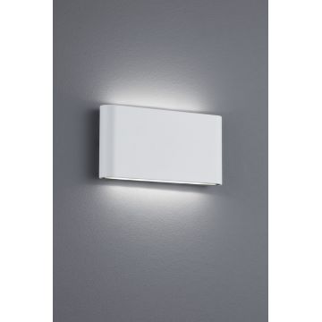 Aplica de perete pentru exterior Thames II, TRIO, 17.5x9 cm, 4.5W, 1x SMD, aluminiu, alb mat