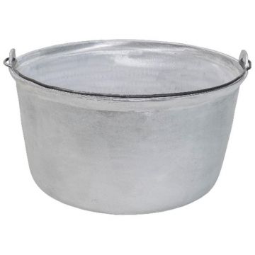 Ceaun din Aluminiu, Capacitate 40 l, Fund Drept, Zilan
