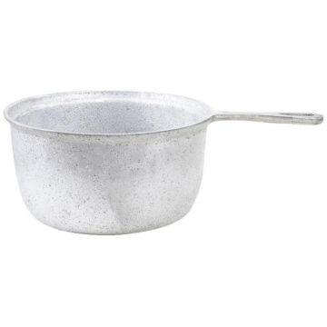 Ceaun din Aluminiu, cu Coada, Capacitate 3.5 l, Fund Drept, Zilan