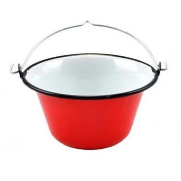 Ceaun Emailat pentru Servire, 0, 8 l, Rosu, Perfect Home