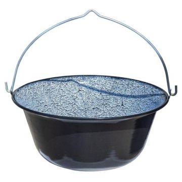 Ceaun Smaltuit cu Maner, 3 l, Negru