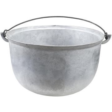 Ceaun Tuci din Aluminiu, 25 l, Fund Rotund