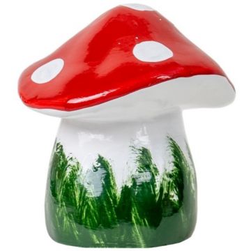 Ciuperca Decorativa pentru Gradina, Inaltime 20 cm, Latime 16 cm, Zilan