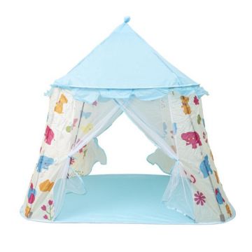 Cort Joaca pentru Copii, 125 x 90 x 125 cm, Bleu