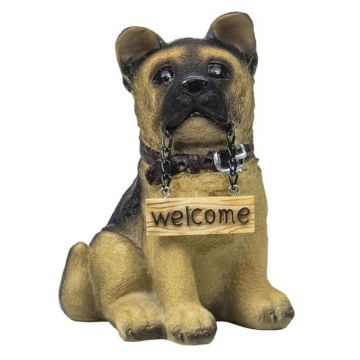 Decoratiune Gradina, Model Catel, din Rasina, Inaltime 14 cm