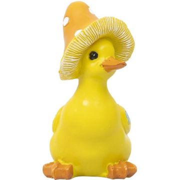 Decoratiune pentru Gradina, Model Ratusca, Inaltime 16 cm, Rasina