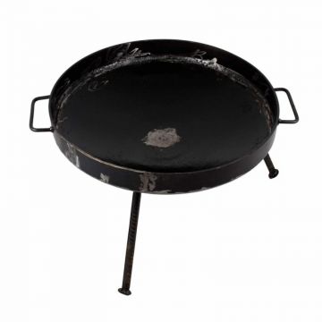 Disc de Gatit, Picioare Detasabile, Otel, cu Margine de 5 cm, Diametru 51 cm