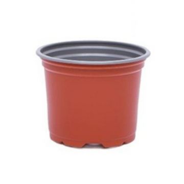 Ghiveci Productie, 9 cm / 350 cc, TC Gri, P09587