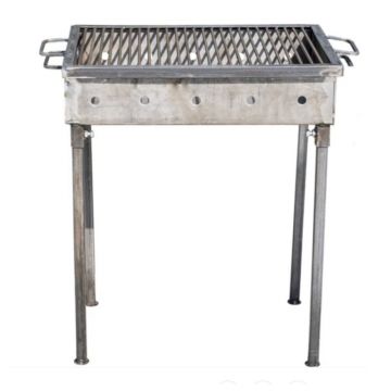 Gratar Metalic, 50 x 35 cm pe Carbuni, Grosime 3 mm