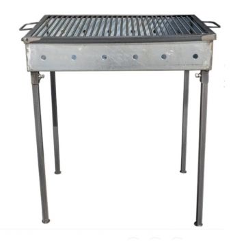 Gratar Metalic, 60 x 40 cm pe Carbuni, Grosime 3 mm