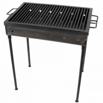 Gratar Metalic, 60 x 40 cm, pe Carbuni