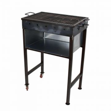 Gratar Metalic, 62 x 43 x 92 cm, pe Carbuni