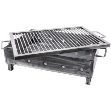 Gratar pe Carbuni, Metalic, Sita Inox, Dimensiune 50 x 35 mm