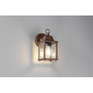 Lampa de gradina Mirande, TRIO, 11.5x14.5x22.5 cm, 40W, 1x E27, aluminiu, ruginiu