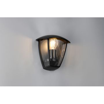 Lampa de gradina Venta, TRIO, 18x13x20 cm, 10W, 1x E27, aluminiu, negru mat