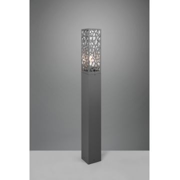 Lampadar de exterior Cooper, TRIO, 10x10x100 cm, 40W, 1x E27, inox, antracit