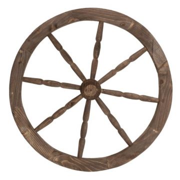 Roata Decorativa, Diametru 59 cm, Lemn
