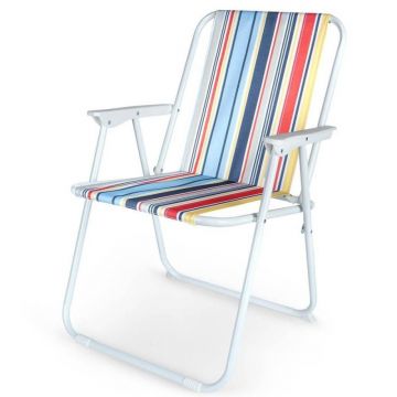 Scaun pentru Camping Pliabil, Multicolor, 53 × 46.5 x 74 cm, Vilde