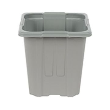 Set 94 x Ghiveci Productie, Sectiune Patrata, 7 x 7 x 8 cm / 228 cc, Gri