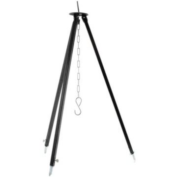 Suport Trepied pentru Ceaun, Extensibil, Inaltime Reglabila, 75/150 cm, Negru, Perfect Home