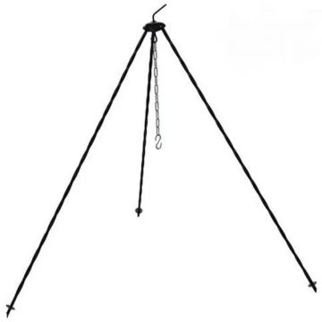 Suport Trepied pentru Ceaun, Inaltime 1.25 m, Negru, Perfect Home