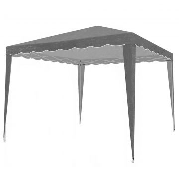Cort pavilion de gradina pliabil automat pop-up, impermeabil, cu protectie UV, 300x300cm, gri